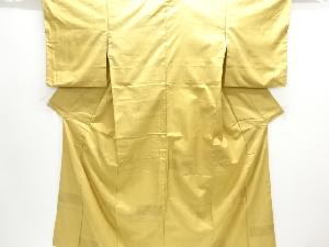 枡模様織り出し縦節紬着物